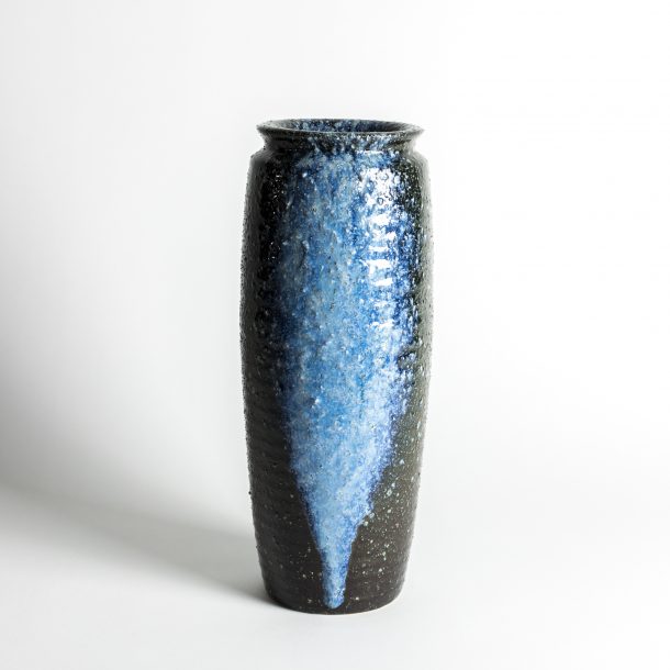 image produit Vase haut Shiga Bleu Noir