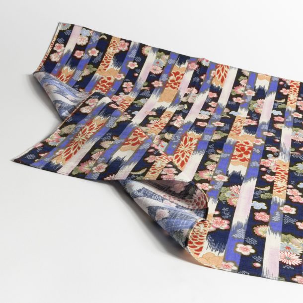 image produit Furoshiki 50 Bandes Fleurs