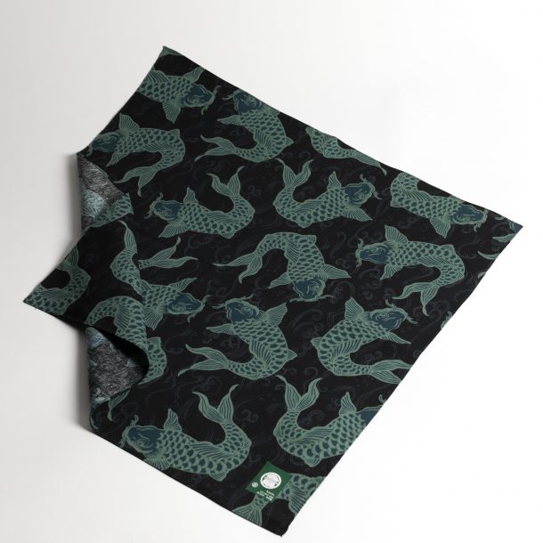 image produit Furoshiki 50 Koi vert