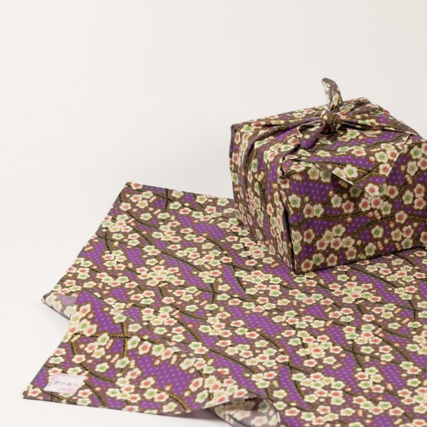 image produit Furoshiki Cot.50 Ume Violet