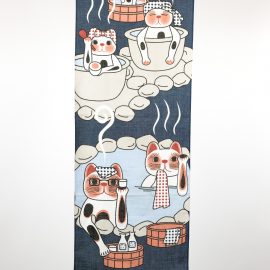 Tennugui Funny cat Au Bain