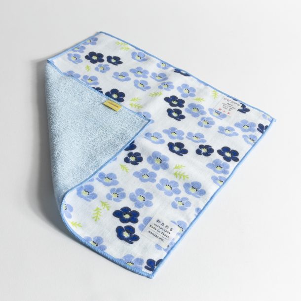 image produit Towel Bag Fleurs Bleues