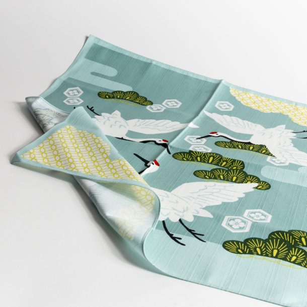 image produit Furoshiki 50 Grues et Pins