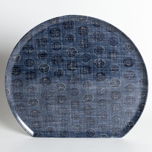 image produit Plateau 1/2Lune Indigo Kamon