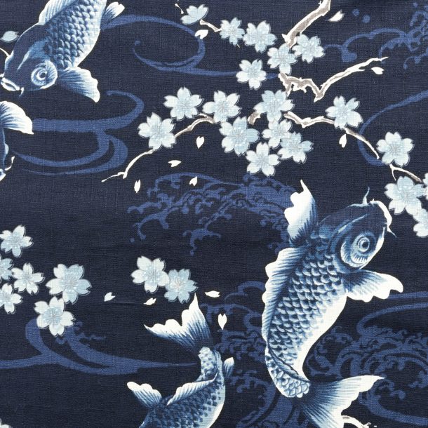 image produit Coton/m Koi et Sakura Marine