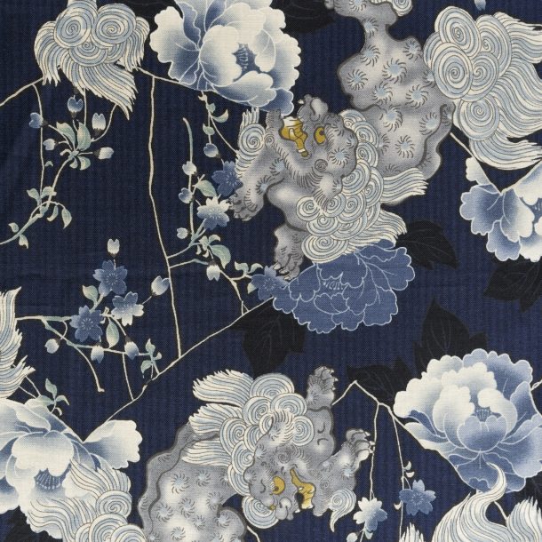 image produit Coton/m Shishi/Rayures Marine