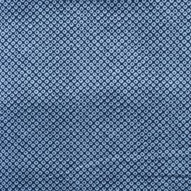 Coton/m tradi.Shibori Bleu