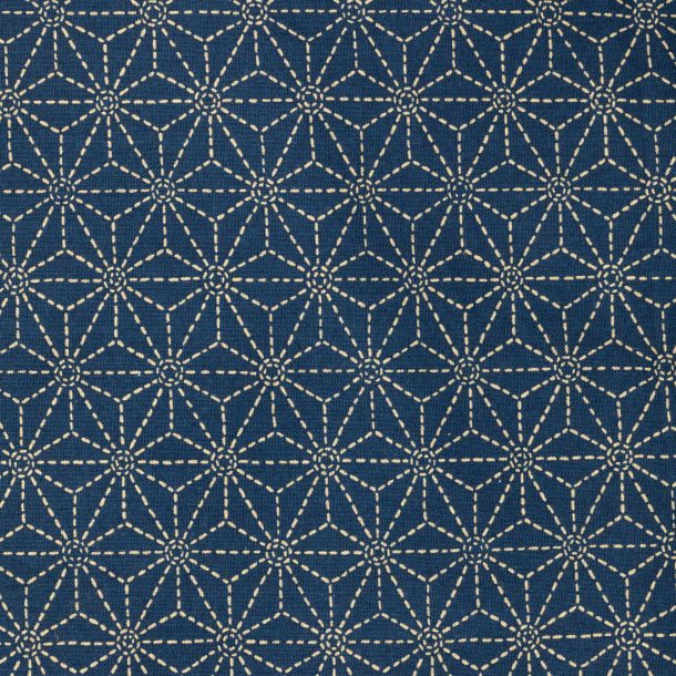 image produit Tissus/m Asa Sashiko Bleu