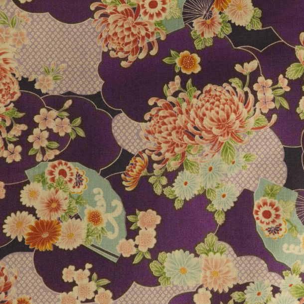 image produit Coton/m Taisho Nuages Violet