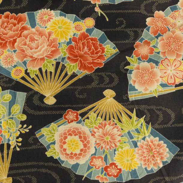 image produit Coton/m Taisho Fan Noir