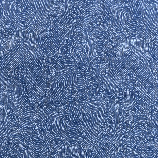 image produit Coton/m Matière tempête Bleu