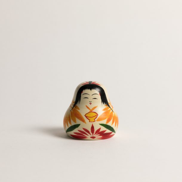 image produit Kokeshi dame cour et bol