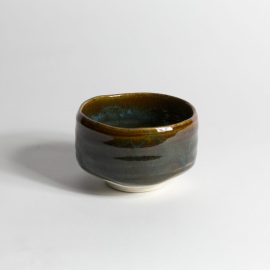 Bol macha Ocre-Bleu GM