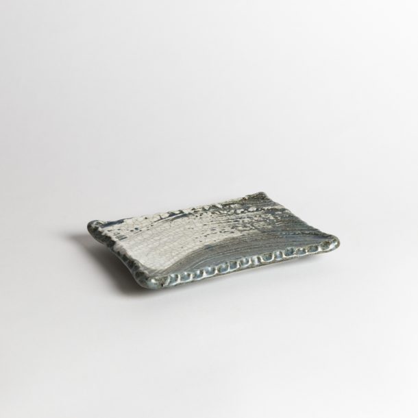 image produit Plat rect. PM Peigné Bleuté