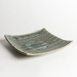 Plat carré Maru Turquoise