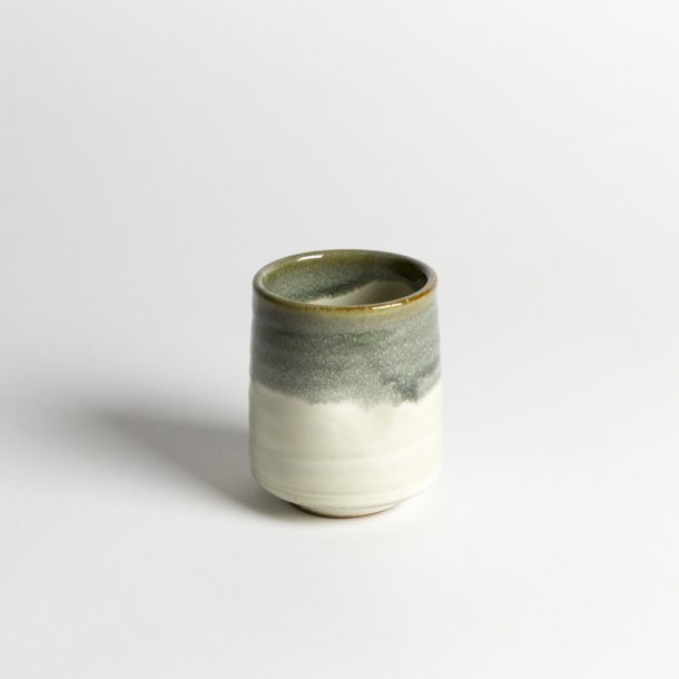 image produit Gobelet Blanc-Bleuté pincé