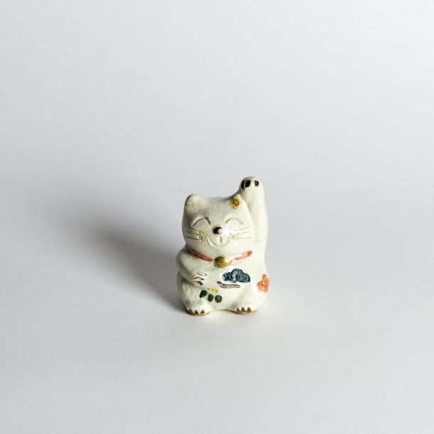 image produit Manekineko Porcelaine PM Gauche