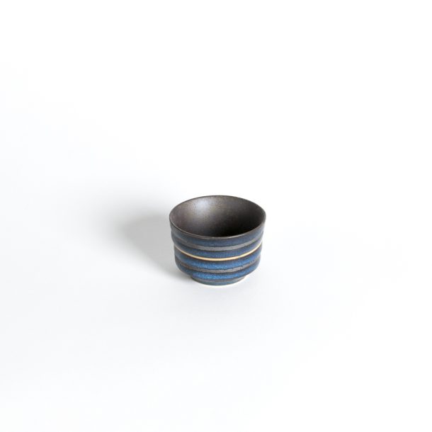 image produit Coupe saké toupie bleu noir