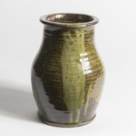 Vase Ocre-Vert(Pièce unique)