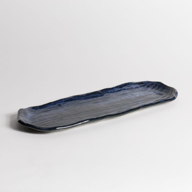 image produit Plat Oblong Bleuté