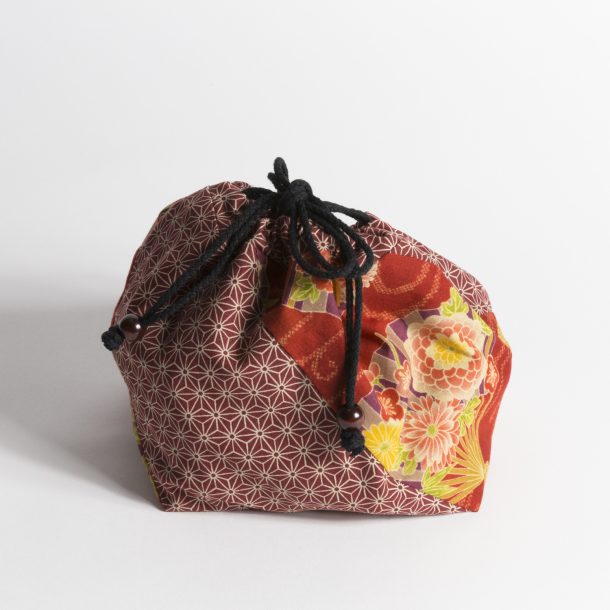 image produit Bourse carrée Taisho Patch Rouge