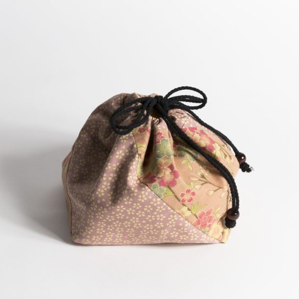 image produit Bourse carrée Taisho Patch Rose