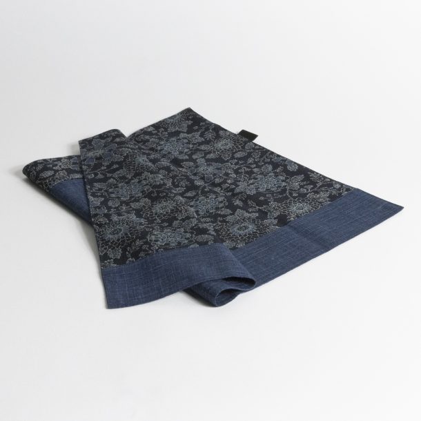 image produit Set de Table Reversible Indigo Matière Fleurs