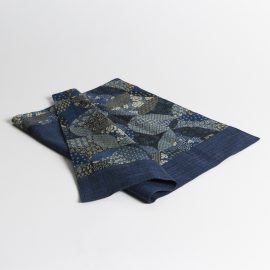 Set de Table Reversible Indigo Rosace