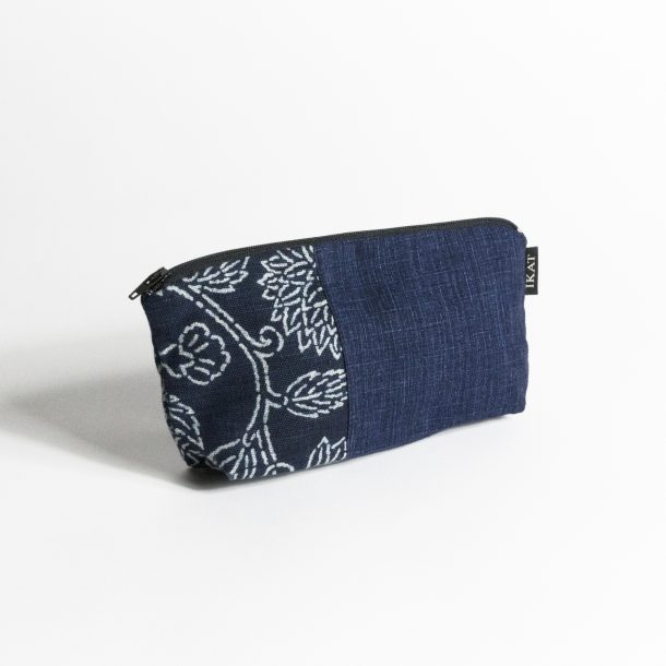 image produit Bourse Zip Aizome Feuillage