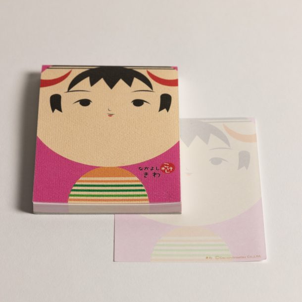 image produit Mini bloc Kokeshi Rose